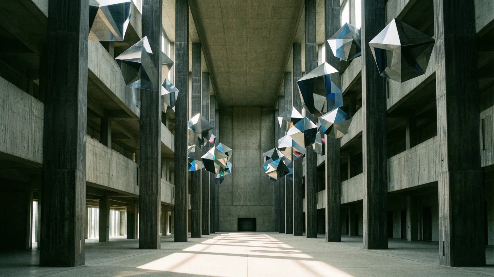 Brutalist digital architecture